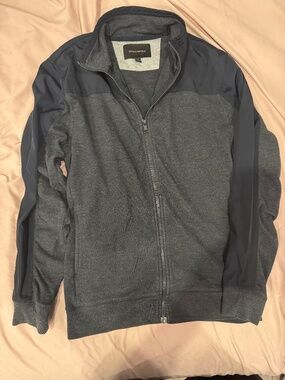 Banana Republic Mixed-Media Full-Zip Jacket Size Large